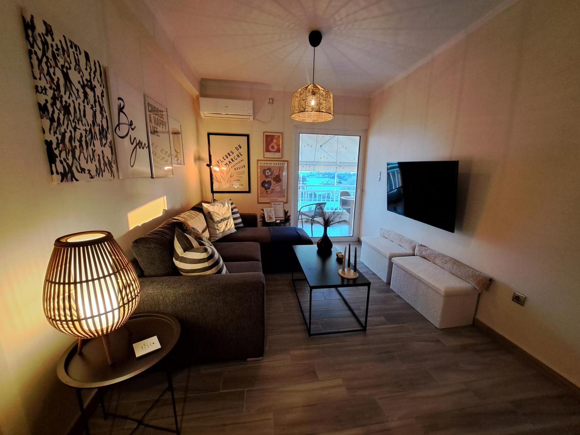 Amazing Sea View Apartment Kalivia Thorikou Eksteriør billede